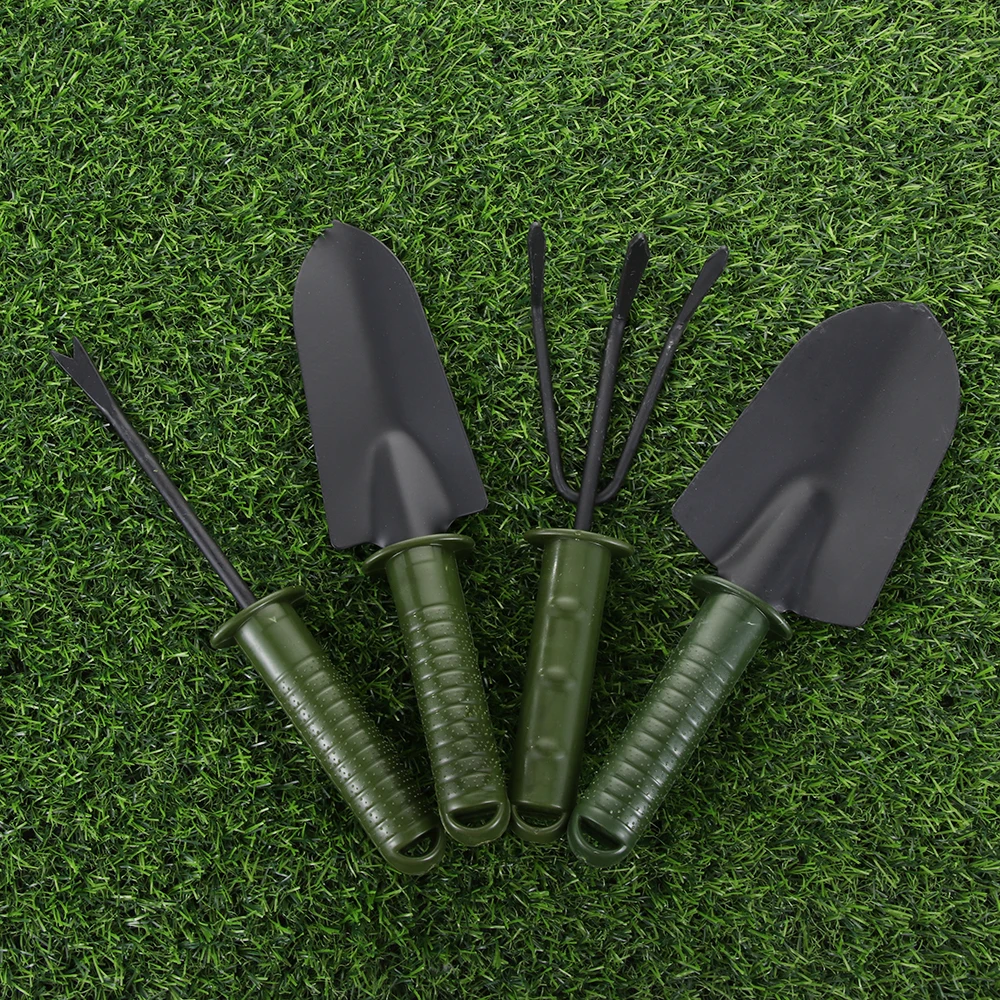 Ручной Мастерок с эргономичной ручкой лопатка-грабли 4 шт. для сада лужайки