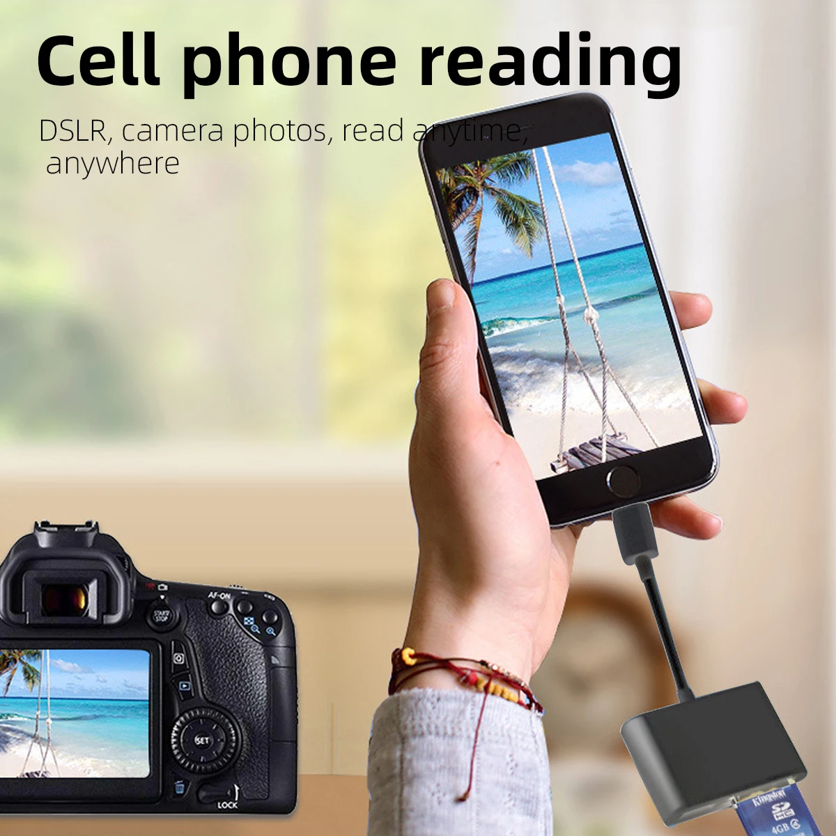 SeynLi USB Type C Card Reader to SD TF USB Connection Smart Memory Card Reader Adapter for Macbook Cell Phone Samsung Huawei