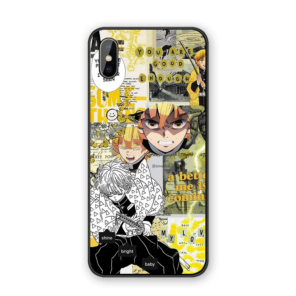 Kamado Nezuko Kimetsu no Yaiba Demon Slayer Силиконовый ТПУ чехол для телефона для iphone XR X XS MAX 5 5S 6 6S 7 8 Plus - Цвет: 11983
