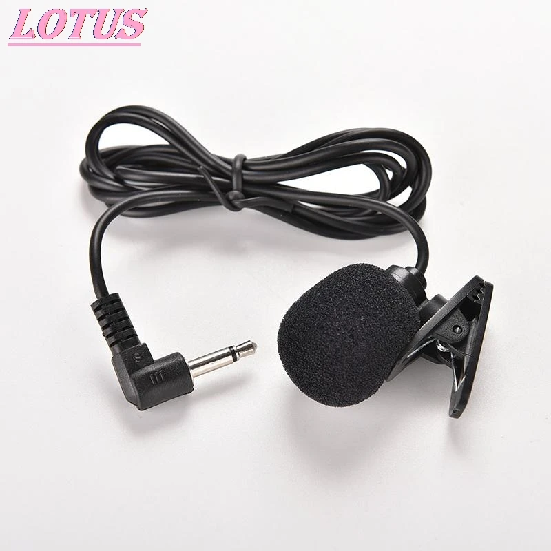 

Mini 3.5 mm Tie Lapel Lavalier Clip On Microphone for Lectures Teaching 3.5mm Right Angle Plug PC Desktop Mic Microphone 1Pc