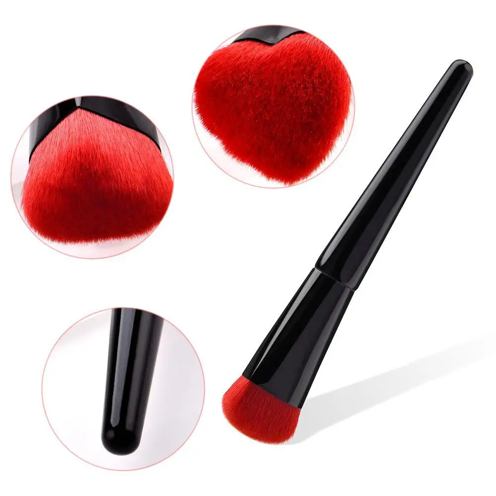 Лидер продаж контурная кисть Ulta косметика ярко-розовый в форме сердца бронзатор