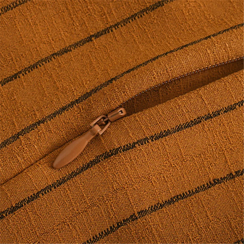 

BLSQR Elegant Striped A-line Women's Skirt High Waist Split Fashion Skirt Slim Sexy 2020 Autumn New Midi Skirts