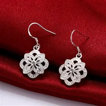 

Fashion Silver Personality Pattern Elegant Ladies Zircon Earrings SPE001 Earrings for Women 2021 Earings Jewelry for Women