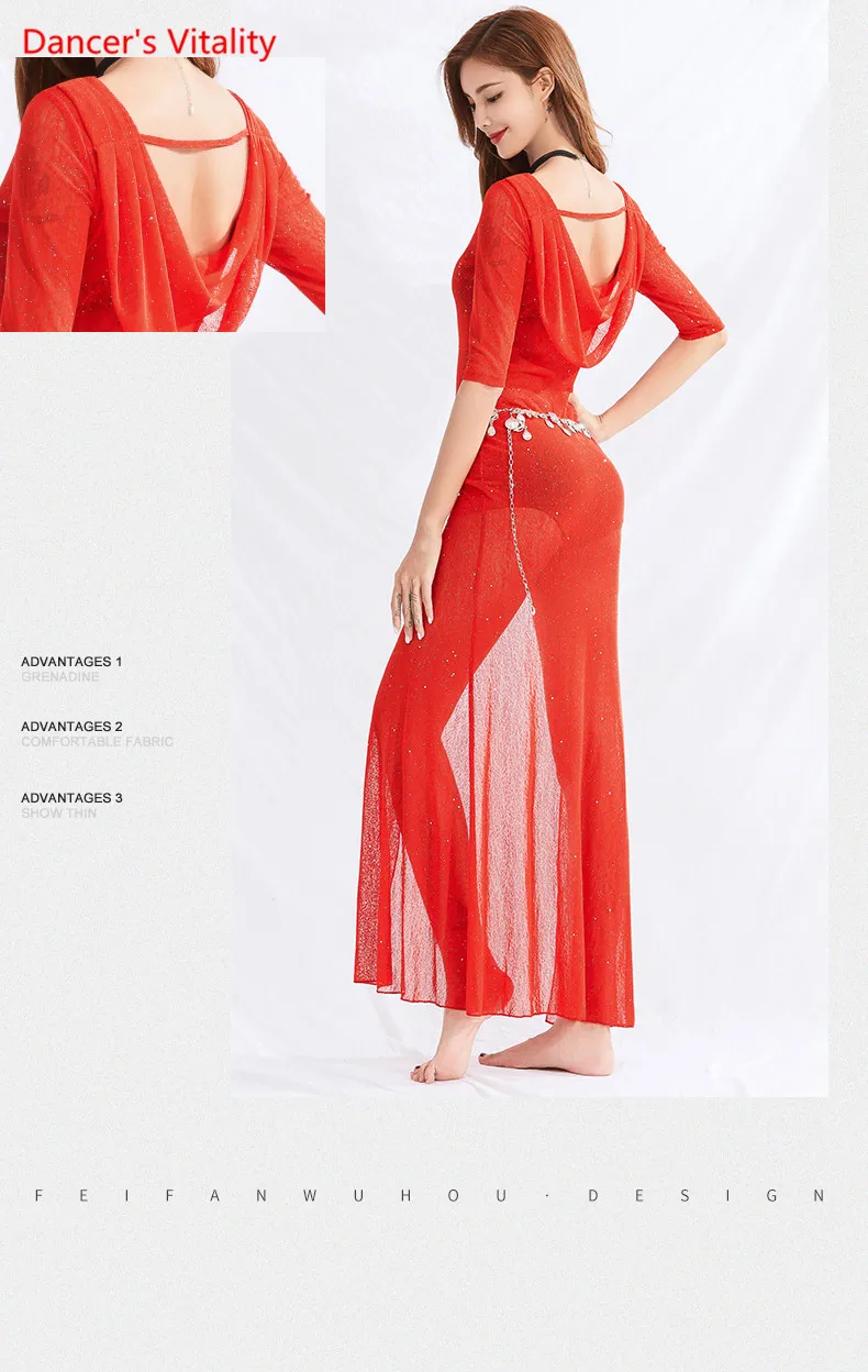 Танцевальная одежда для танца живота новое Восточное танцевальное платье