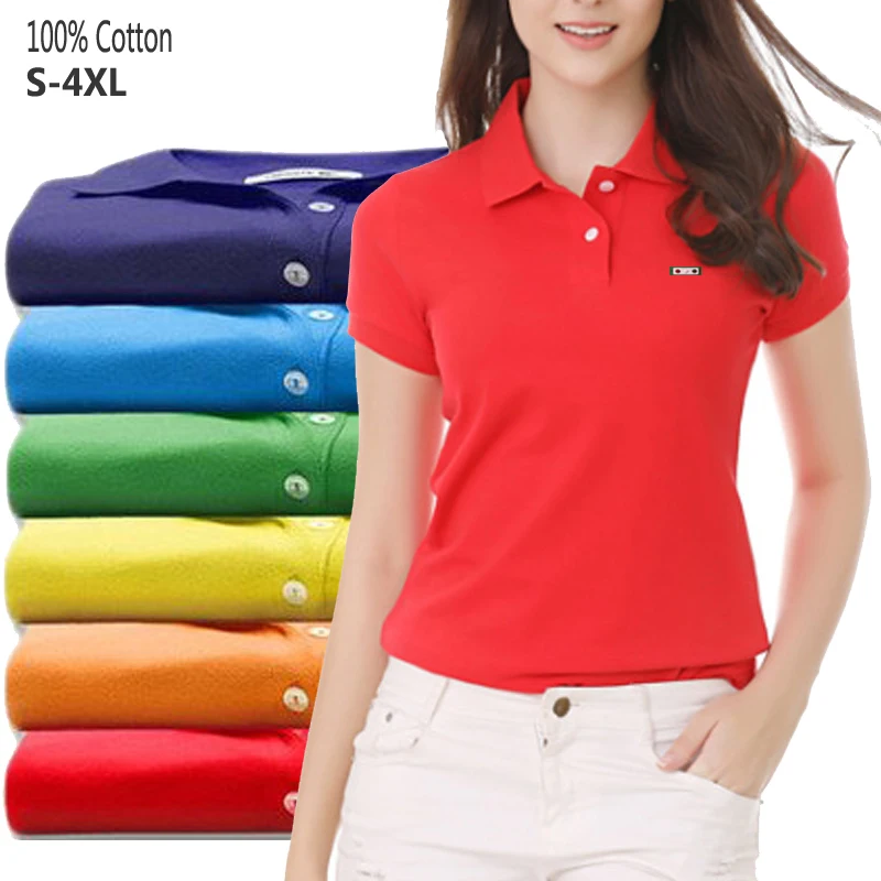 Модные женские футболки поло с короткими рукавами повседневные облегающие топы