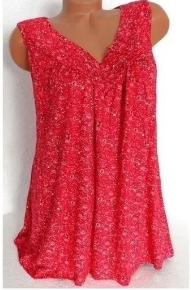 Женские летние блузки большого размера 2020 повседневные топы без рукавов