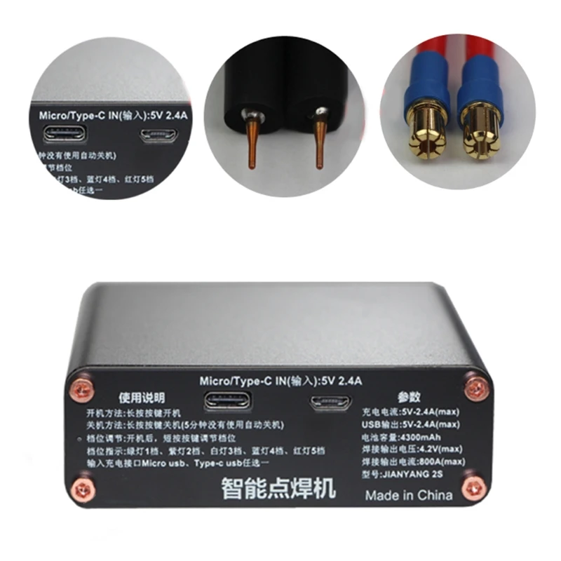 

Smart Mini Spot Welder Intelligent Spot Welding Tool Portable Welding Pen DIY