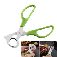 1pc egg shell scissors opener stainless steel round shape topper bird quail cutter clipper slicer mini kitchen tools accessories
