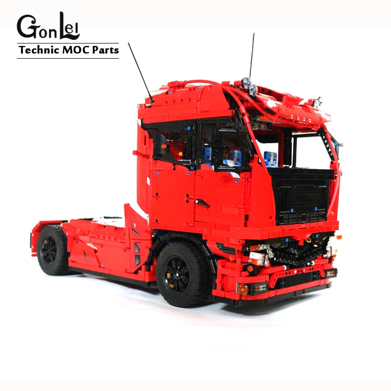 Новый 4120 шт Technic евро трактор грузовик MOC 4564 строительные блоки кирпичи мобильный