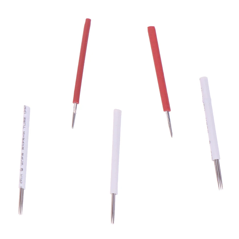 50 шт. для ручного перманентного макияжа микроблейдинг ручка бровей 3R/5R/7R иглы