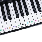 546188 клавиши, фортепианная клавиатура Note, стикер для обучения музыке, телефонный транскрипционный цветной стикер
