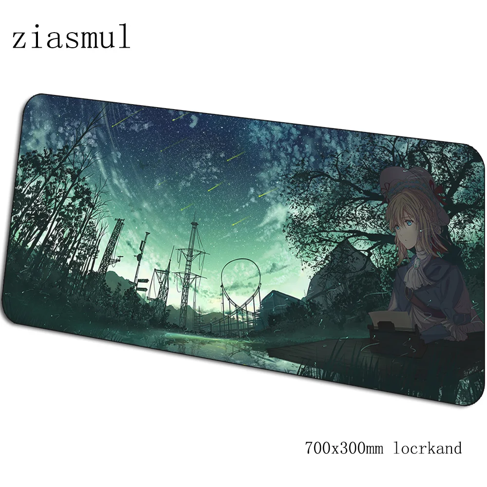 Фиолетовый evergarden коврик для мыши 70x30 см игровой коврик для мыши esports офисный коврик для ноутбука Настольный коврик locrkand padmouse игры pc геймерские коврики - Цвет: pattern 8