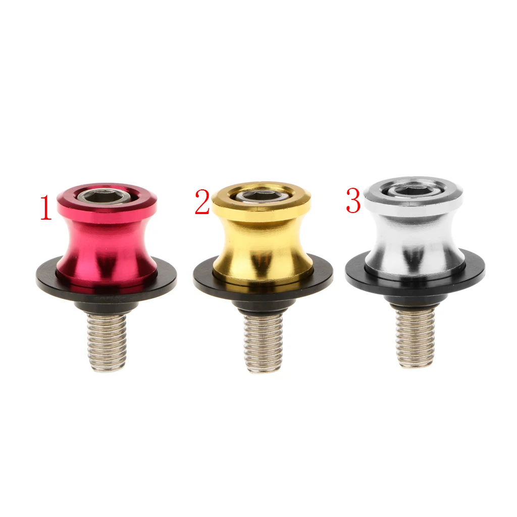 

Set Of 2 CNC Motorcycle 10mm Swingarm Spools Sliders Kit Fits For Kawasaki