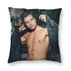 Наволочка для подушки Себастьян 45x45 см, домашний декор, 3D печать, декоративная подушка для автомобиля, двусторонняя