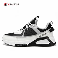 baasploa 2021 new arrival women casual shoe waterproof running shoes fashion leather skateboard shoes wear resistant sport shoes