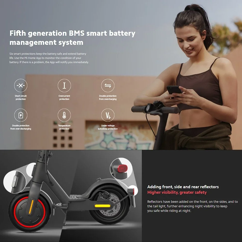 2020 Xiaomi Mi электрический скутер Pro 2 умный скейтборд мини складной Ховерборд