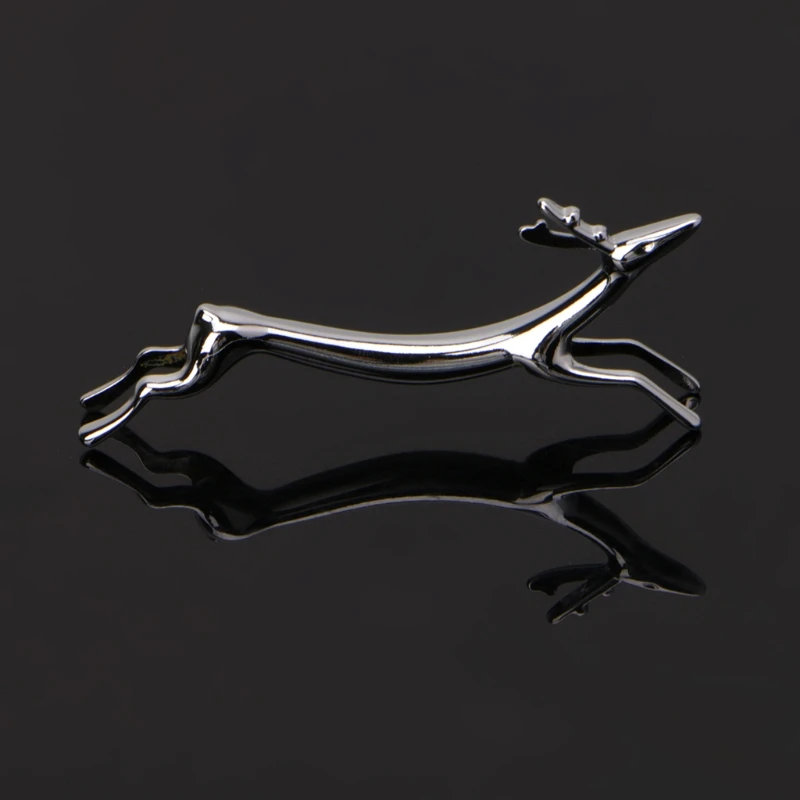 

53CA Zinc Alloy Running Deer Chopsticks Rest Spoon Stand Fork Knife Holder Decoration