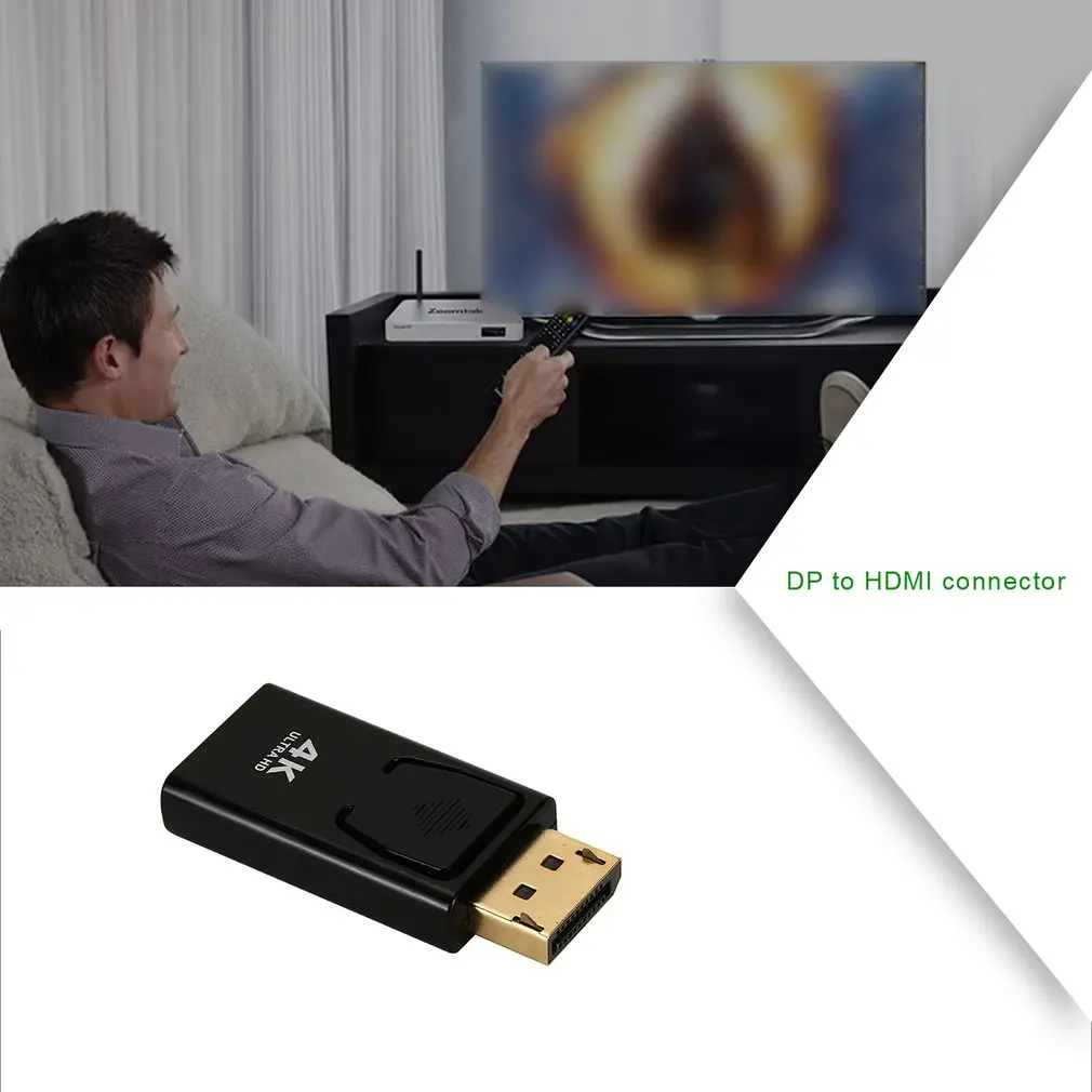 

1 Pcs Dp To Hdmi 4K Adapter Displayport Revolution Hdmi Female Dp To Hdmi Connector 4K 2K Connector