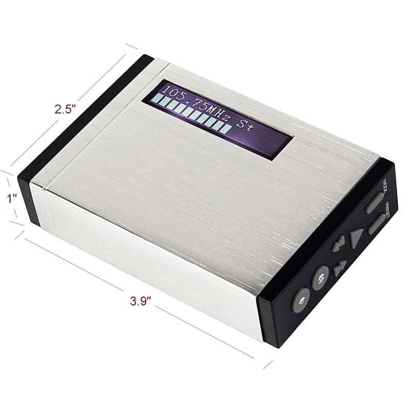 FM радио RDS карманный цифровой приемник Портативный DAB + FM/am T-101 F9204D | Электроника