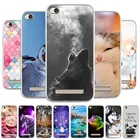 Мягкий силиконовый чехол из ТПУ для Xiaomi Redmi 4X 4A, задний Чехол для Redmi4A Redmi4X, чехол для телефона, милый мультяшный чехол-бампер для телефона