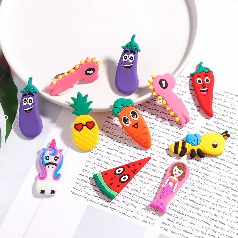 10 шт. ПВХ резиновые изображением русалки купальный костюм в виде единорога