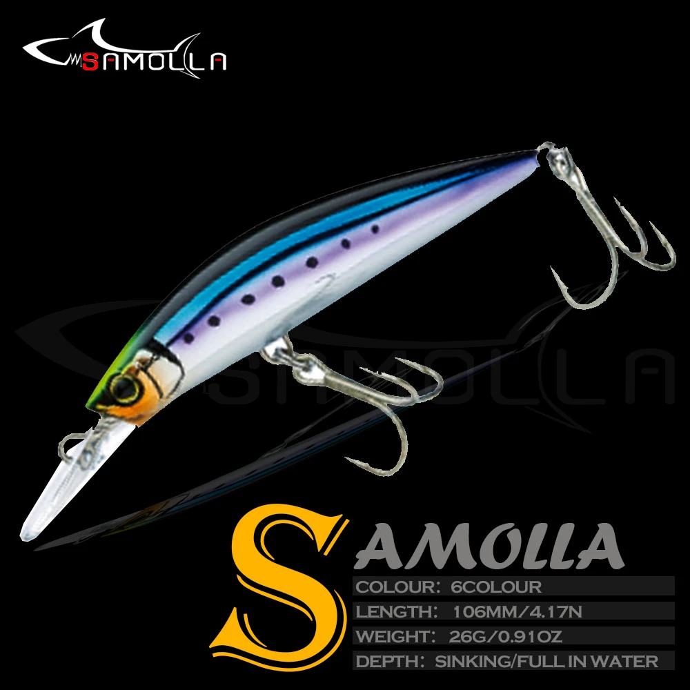 Рыболовные приманки Minnow вес 10 6 см/26 г искусственная приманка длинный заброс Mino