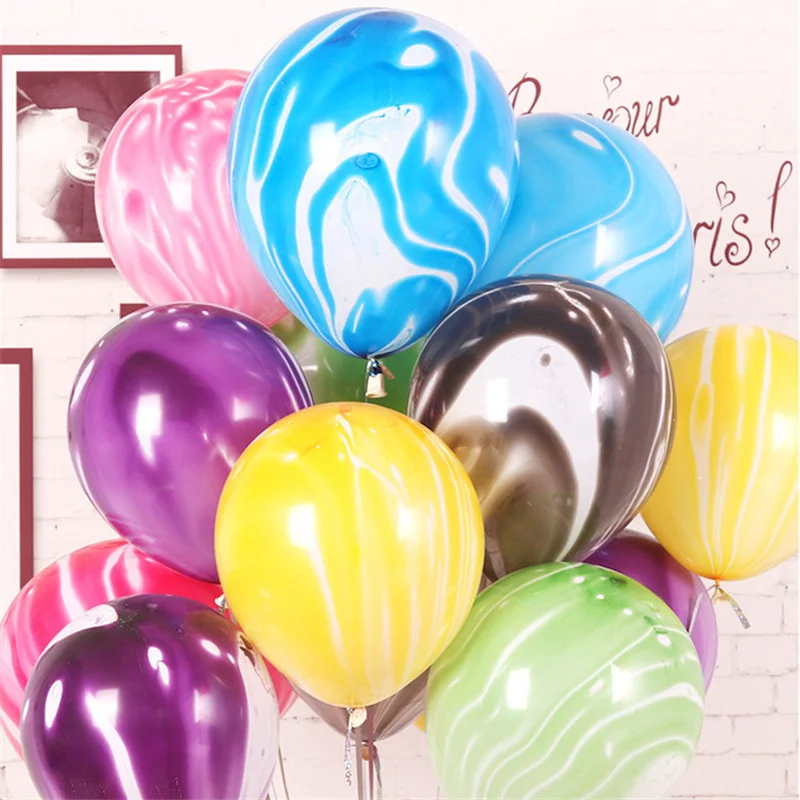 20 шт. агатовые латексные шары цветные облачные воздушные декор для дня рождения