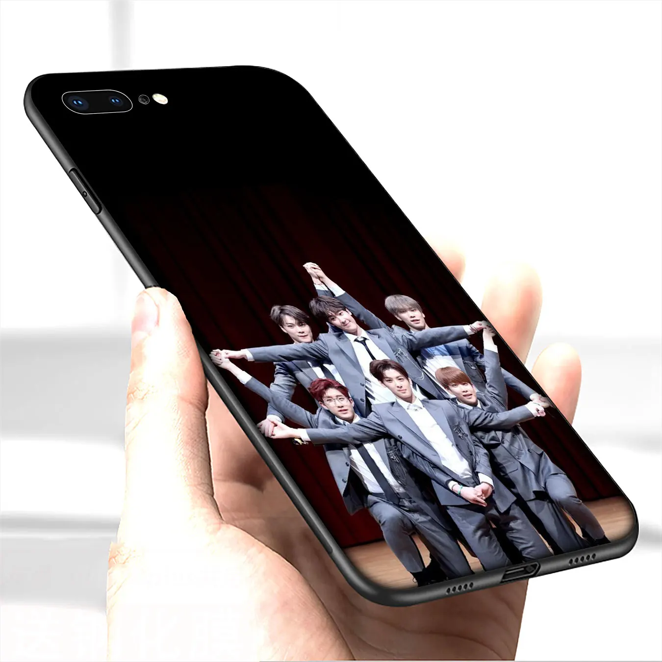 Мягкий силиконовый чехол для телефона MONSTAX Monsta X kpop iPhone 12 Mini XR XS 11 Pro Max 5 5S SE 6 6S 7 8 Plus