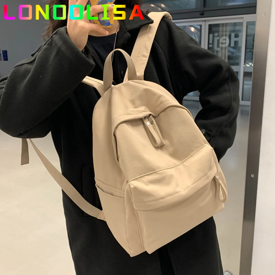 Модный рюкзак для девочек-подростков Простой Школьный ранец Вместительная