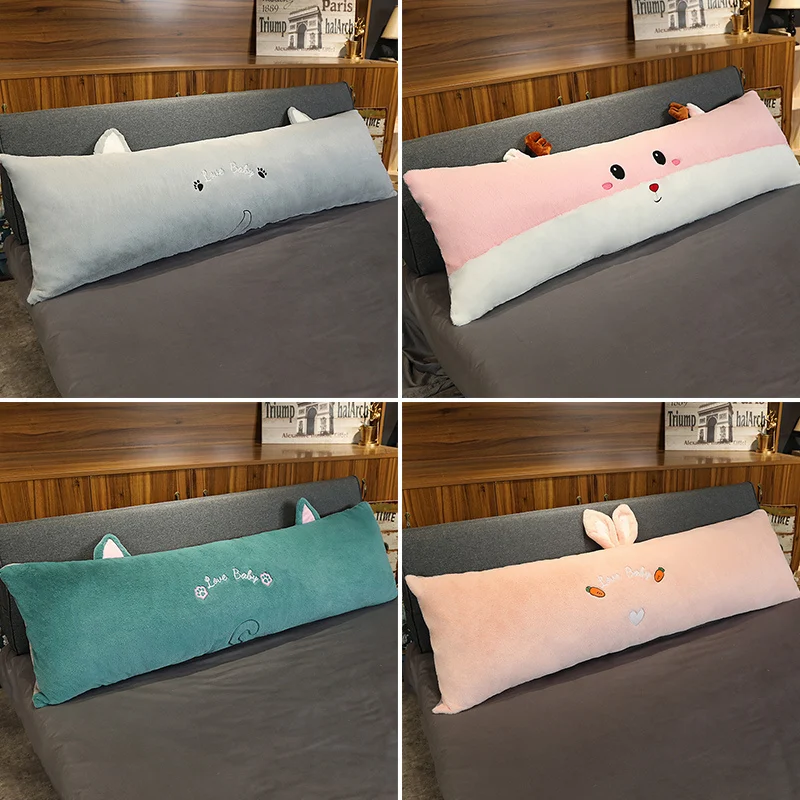 

40/60/100/150cm Long Hugging Body Pillow with filling Anime Body Pillow dog/rabbit/hamster/cat Home Use Cushion bed decoration