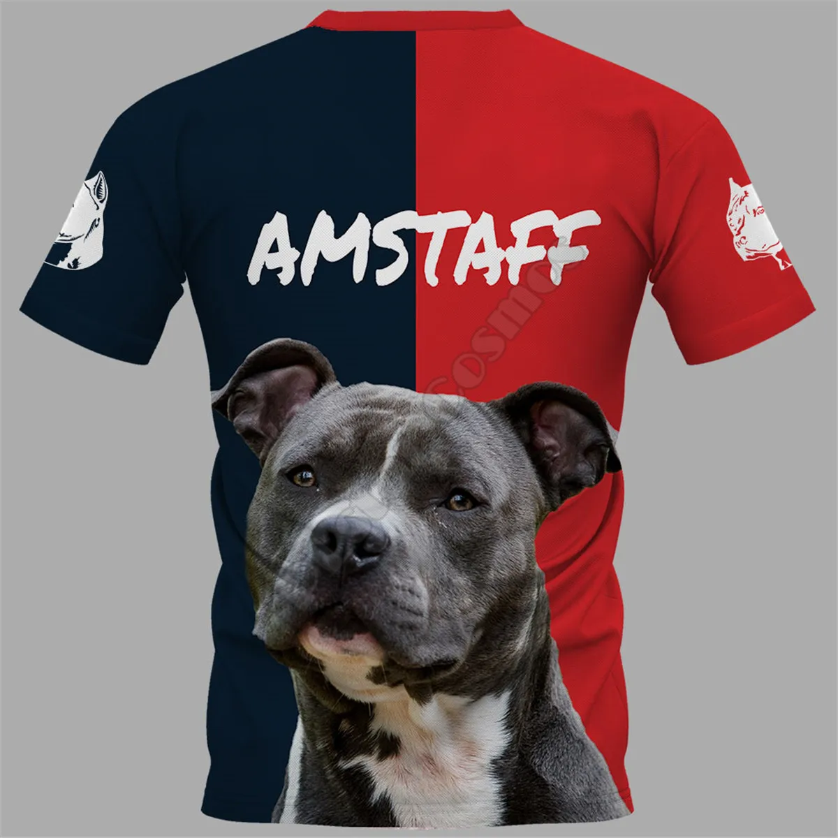 Футболки Best Friend Amstaff с 3D принтом для женщин и мужчин летние повседневные футболки