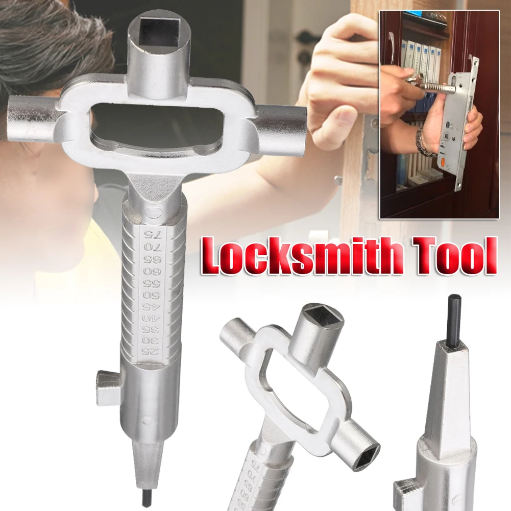 

19CM Sliver Locksmith Tool Multi Purpose Cylinder Gauge Cam Turner Spindle Turner Locksmith Auto Car Repair Tool Droshipping