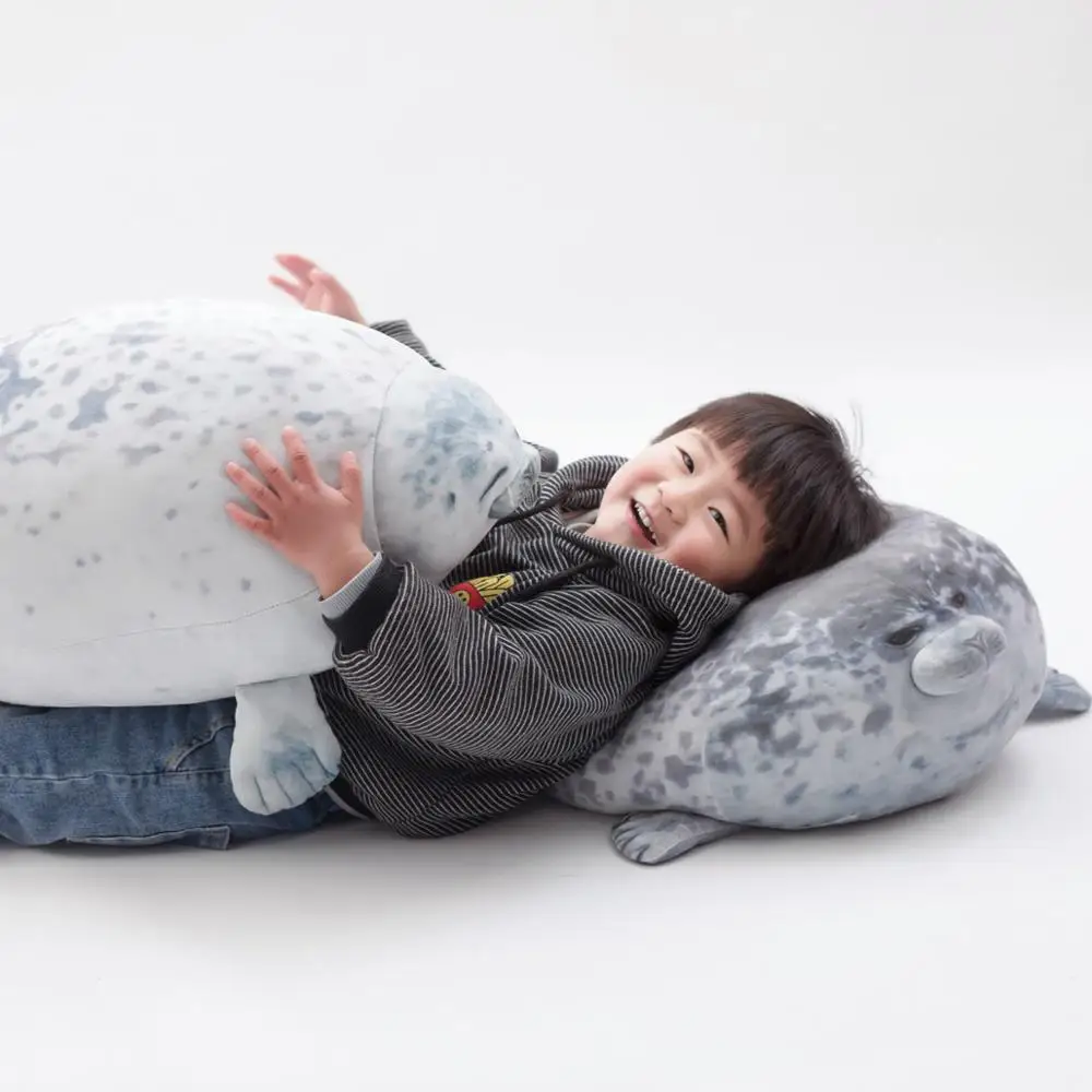 1pc soft 35-60cm Soft Sea Lion Plush Toys Animal Seal Cute sofa 3D Novelty Throw Pillows gift | Игрушки и хобби