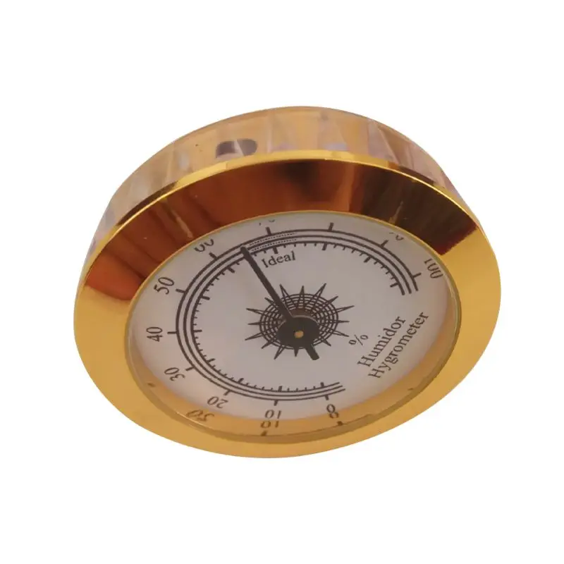 

Round Analog Hygrometer for Cigar Humidor Guitar Cabinets 50mm Diameter