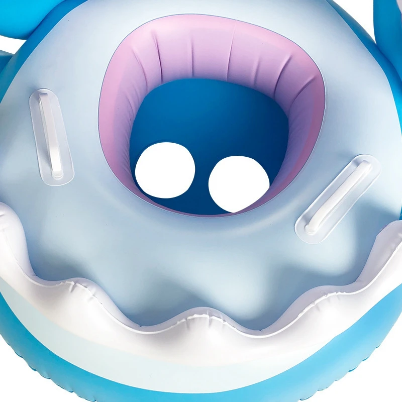 

Baby Pool Float Swimming Float with Canopy Inflatable Floatie Swim Ring Baby Water Toys