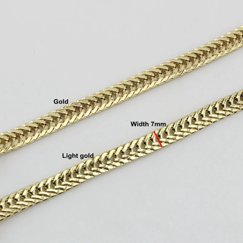 120 см 130 высокое качество ширина 7 мм плоские цепочки плечевые ремни для сумок