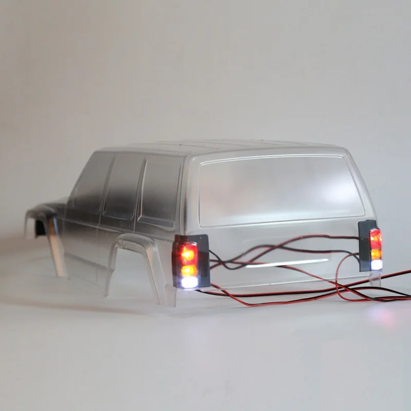 1 пара моделей автомобилей с дистанционным управлением триколор задний фонарь
