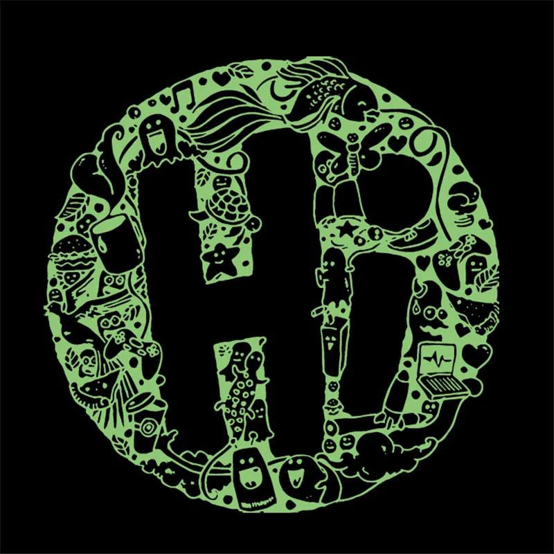 

Hi Flower Patch Noctilucence deal with it Clothes Stickers Iron Ons Heat Transfer Printing Patches for Clothing Animal Pattern