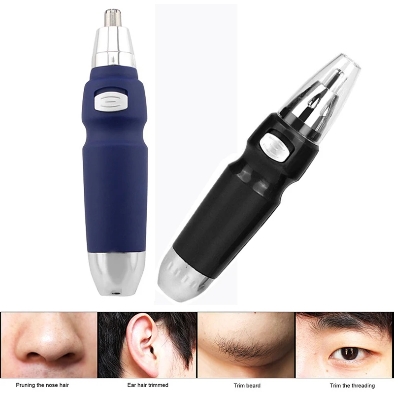 Nose Hair Trimmer Electric Eyebrow Ear Hair Shaver Automatic Razor Men Portable Clipper Removal Safe Blade Washable Dropshipping
