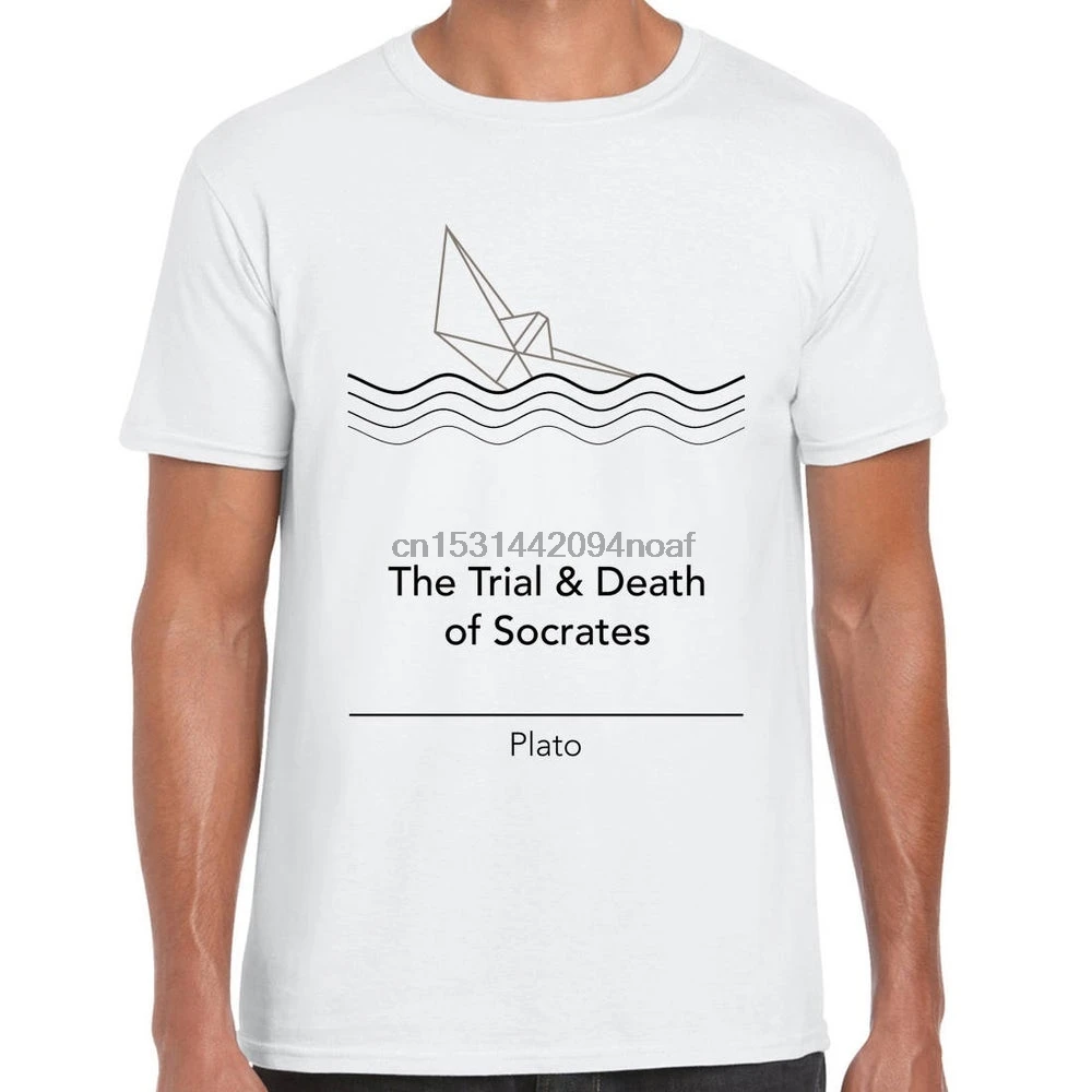 The Trial and Death of Socrates art tee|Мужские футболки| |