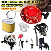 carburetor recoil starter ignition coil for spark plug filter carburetor carb for gx160 5 5hp engine kit