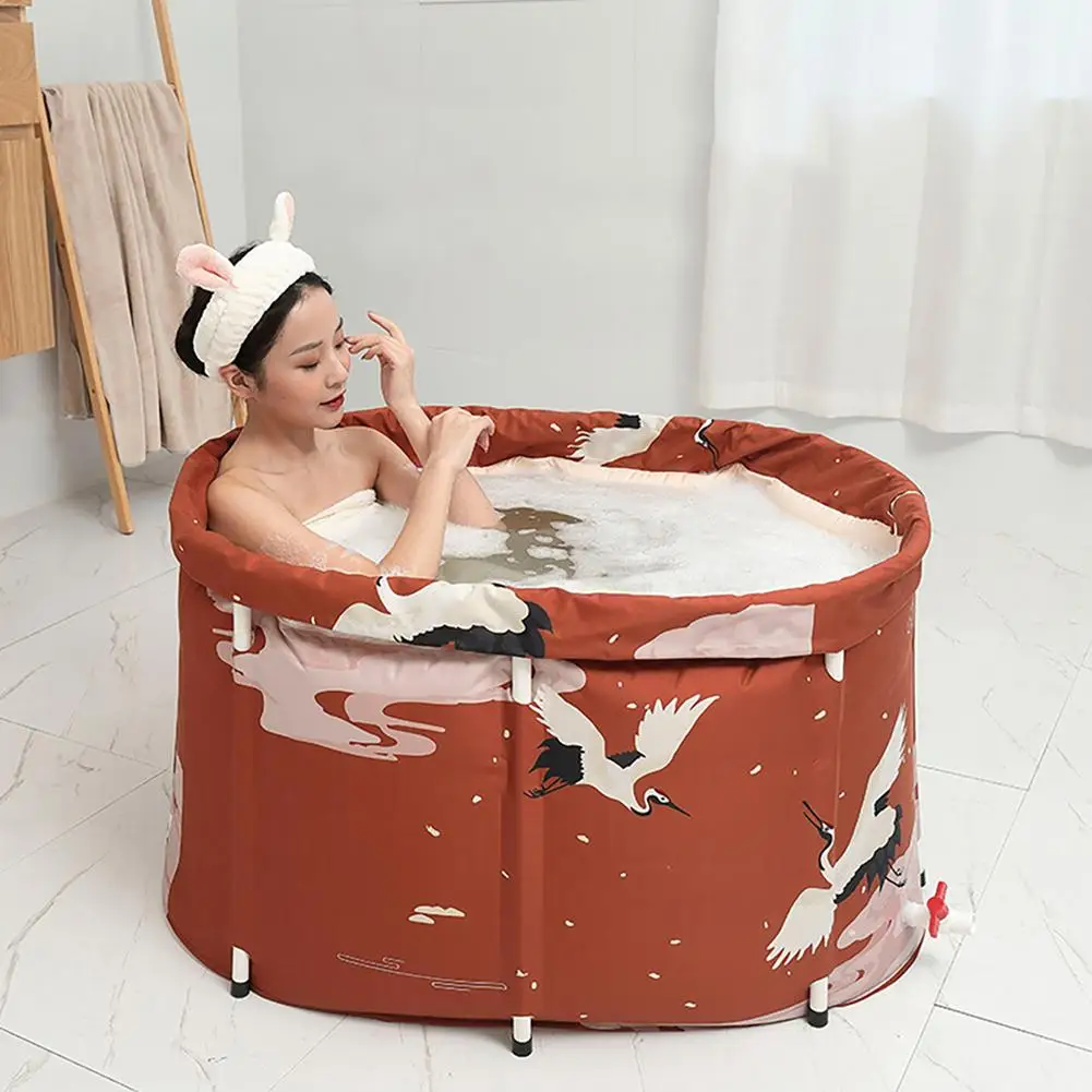 Портативный Ванна толстые Пластик складной кран для ванной взрослых Детские