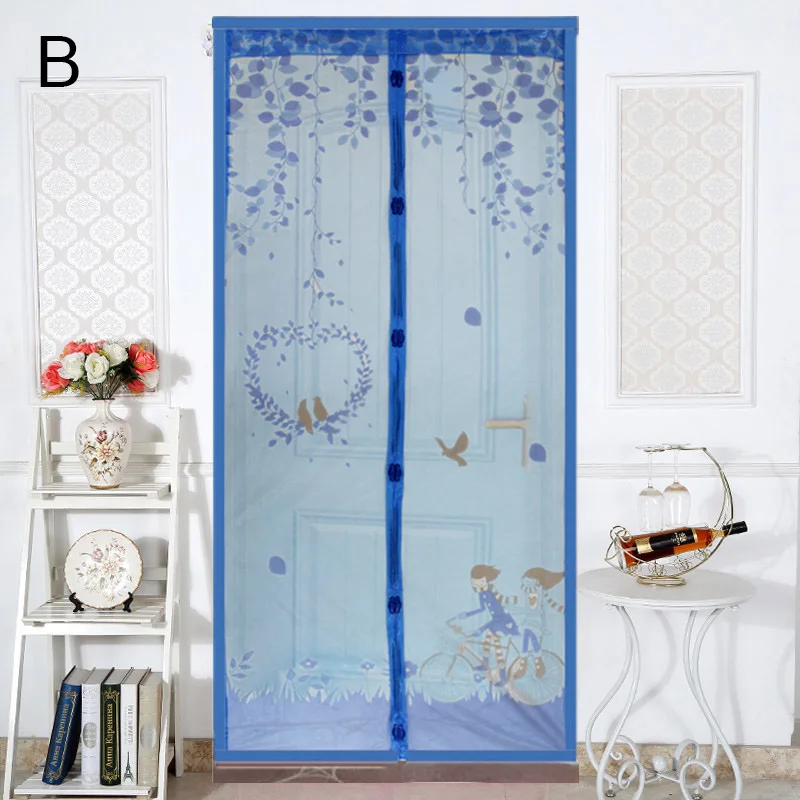 

Magnetic Door Mesh Curtain Insect Mosquito Net Screen Bug Fly Guard Soft Cartoon RH