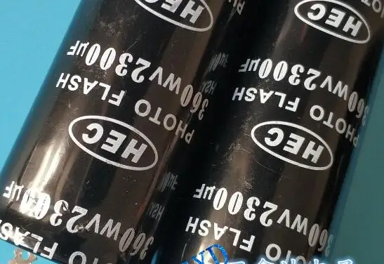 

1pc 360v 2300uf photo flash capacitor 35*80mm