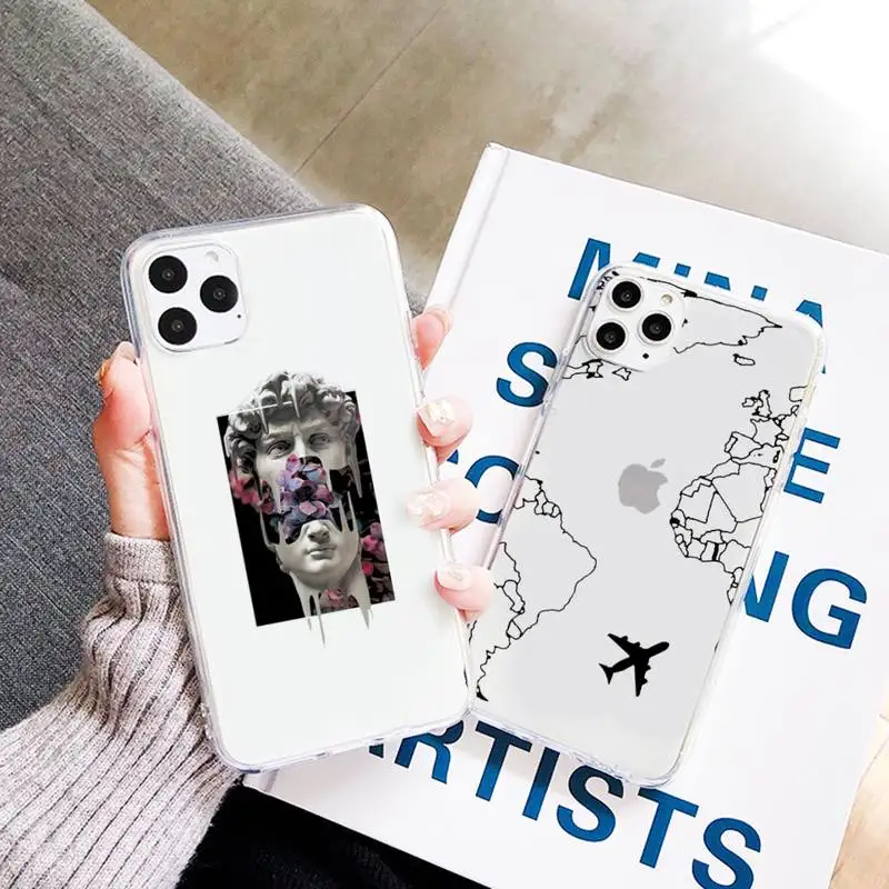 

Complex Formula Phone Case Transparent Clear for iPhone 11 12 mini pro XS MAX 7 8 6 6S Plus X 5S SE 2020 XR