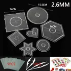 2,65 мм бисер мини-Хама шаблон игрушки DIY perler инструмент бусины развивающая головоломка Танграм железных шариков инструмент Бесплатная доставка