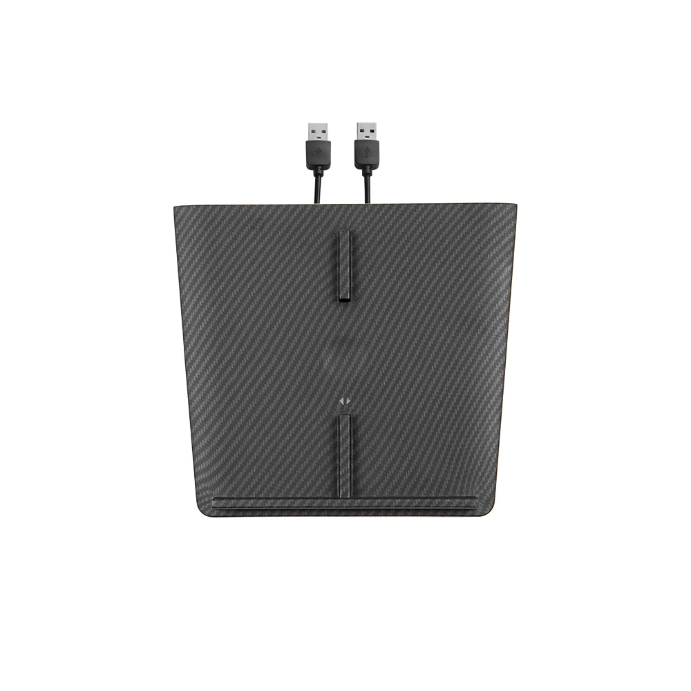 

Car fast chargeing pad for Tesla Model 3 center console phone wireless charger for iPhone X Xs MAX XR 8 plus for Samsung S8 S9