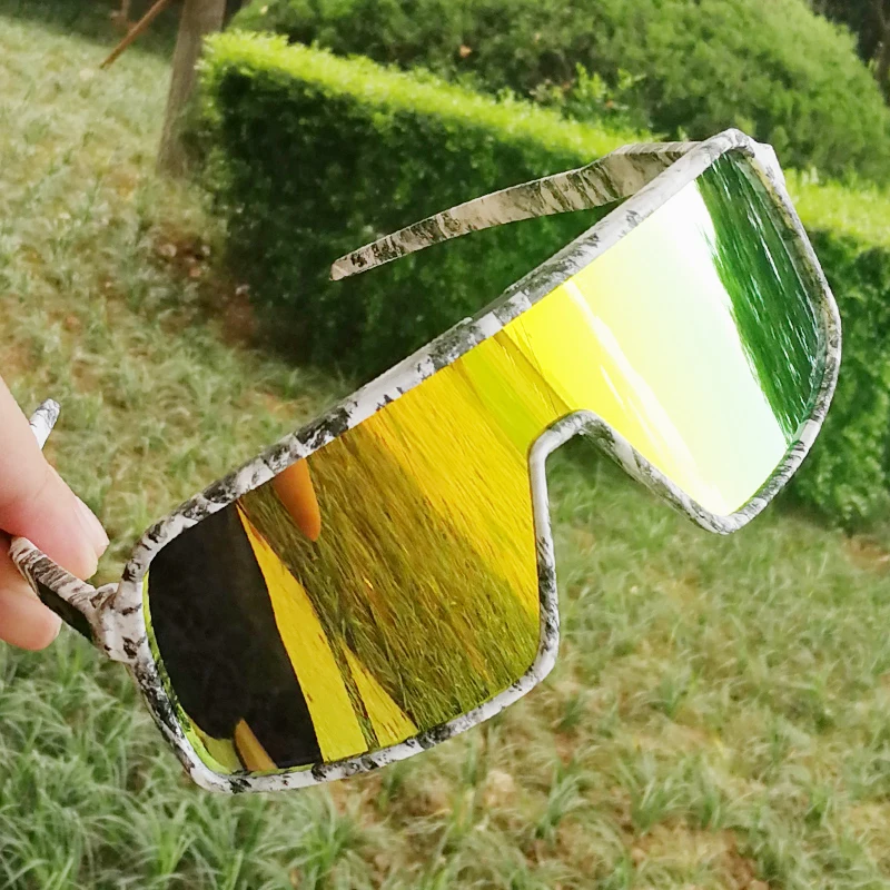 O Sutro Brand Goggles Polarized Cycling Sunglasses Mens outdoor Sports Road Mtb Mountain Bike Glasses Eyewear Gafas ciclismo box - Цвет: sutro-ash
