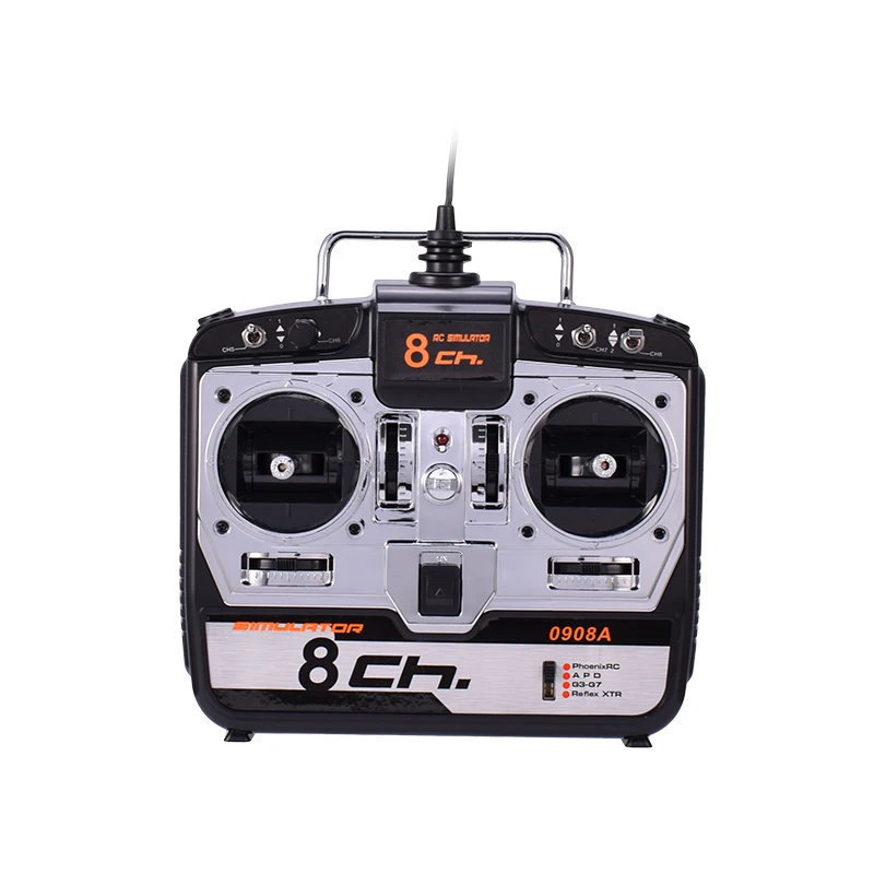 JTL 0904A 6CH/8CH RC симулятор полета (MODE2) Поддержка реального RF7 G7 Phoenix 5 0 XTR вертолет с