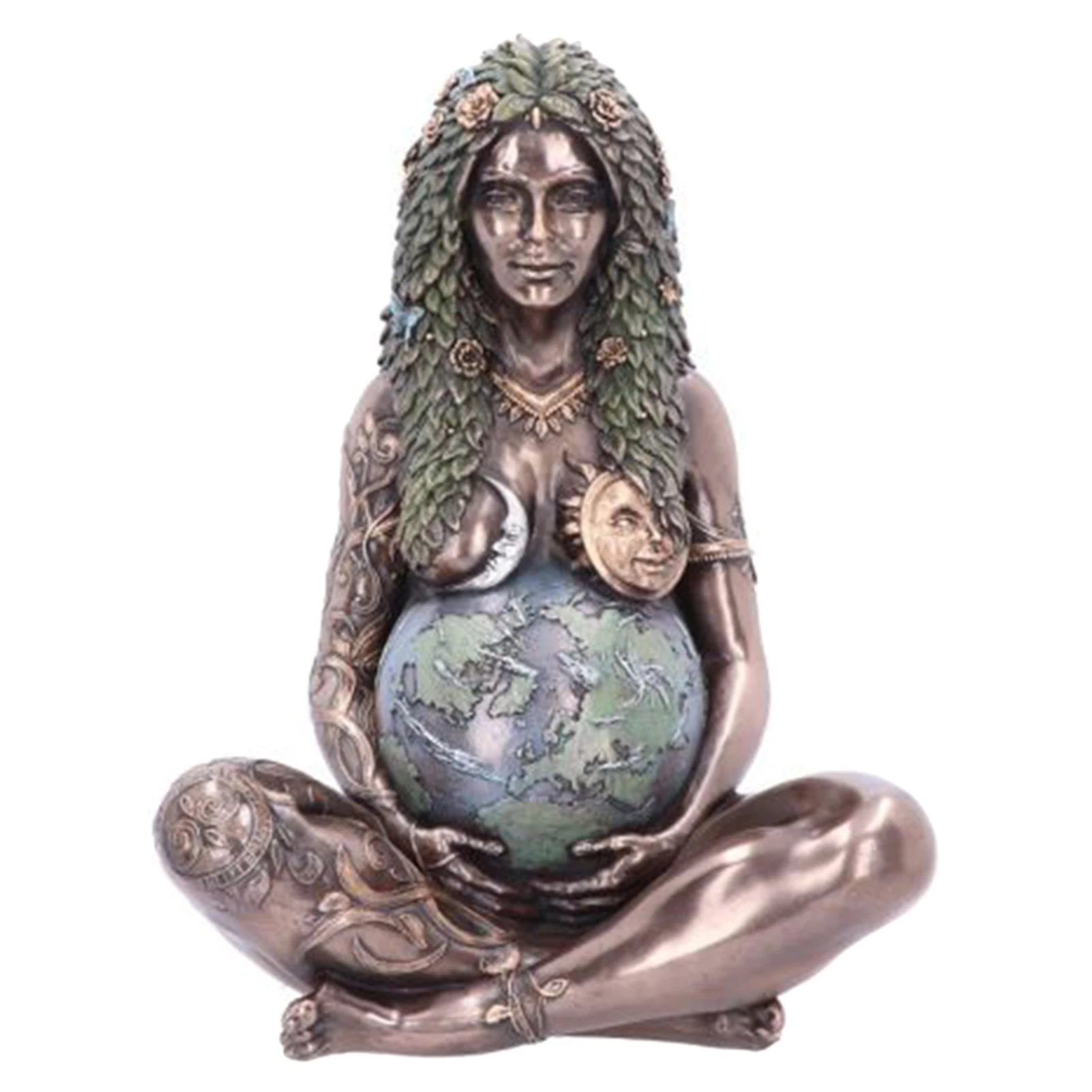 

Ghia Mother Earth Statue Earth Mother Figurine Garden Ornament Outdoor Decor IQ6